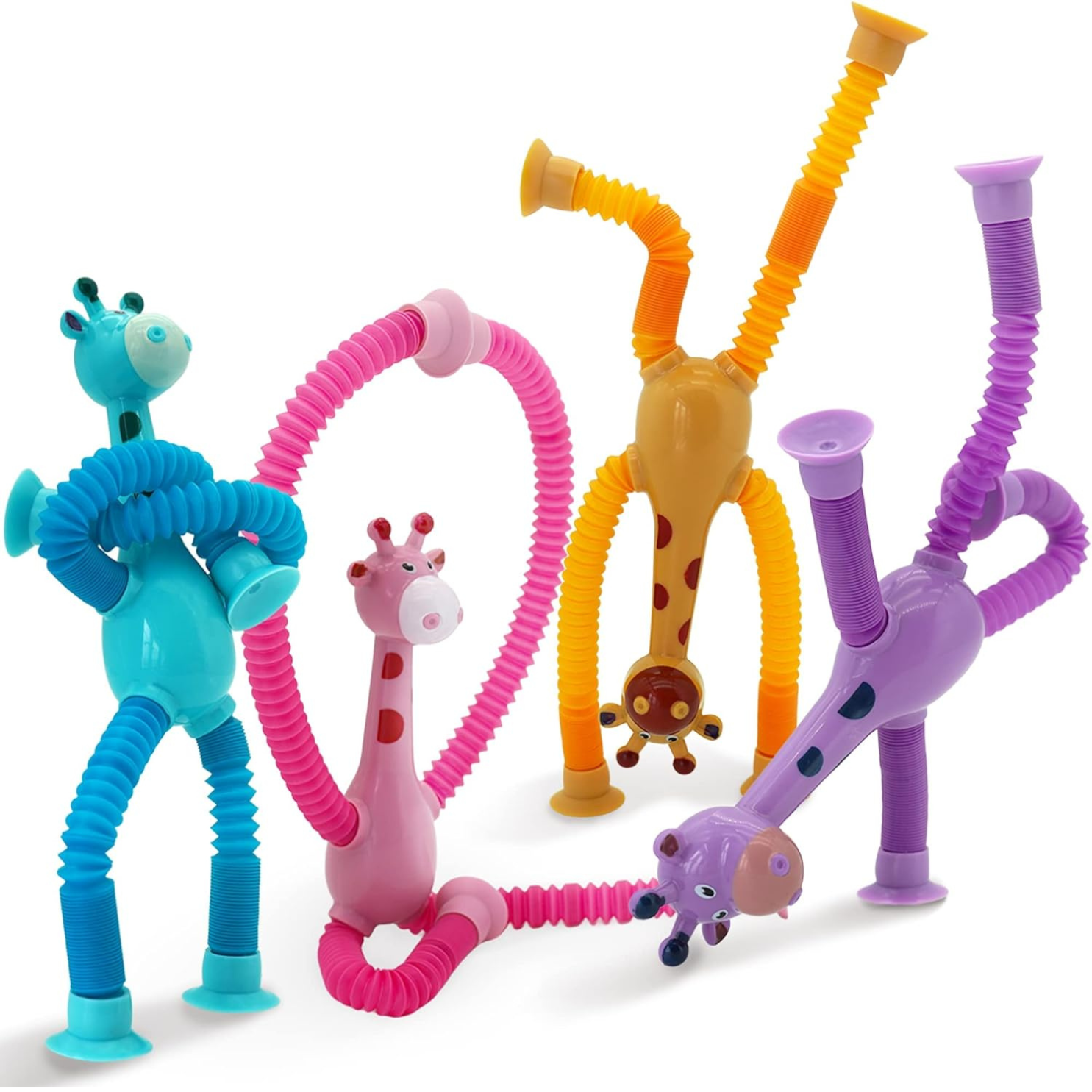 StretchyGiraffe™ – Jutiminis Žaislas Su Siurbtuku