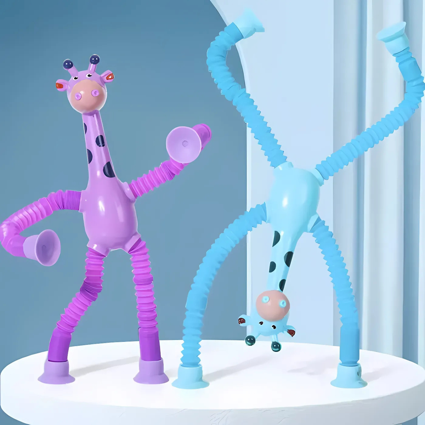 StretchyGiraffe™ – Jutiminis Žaislas Su Siurbtuku