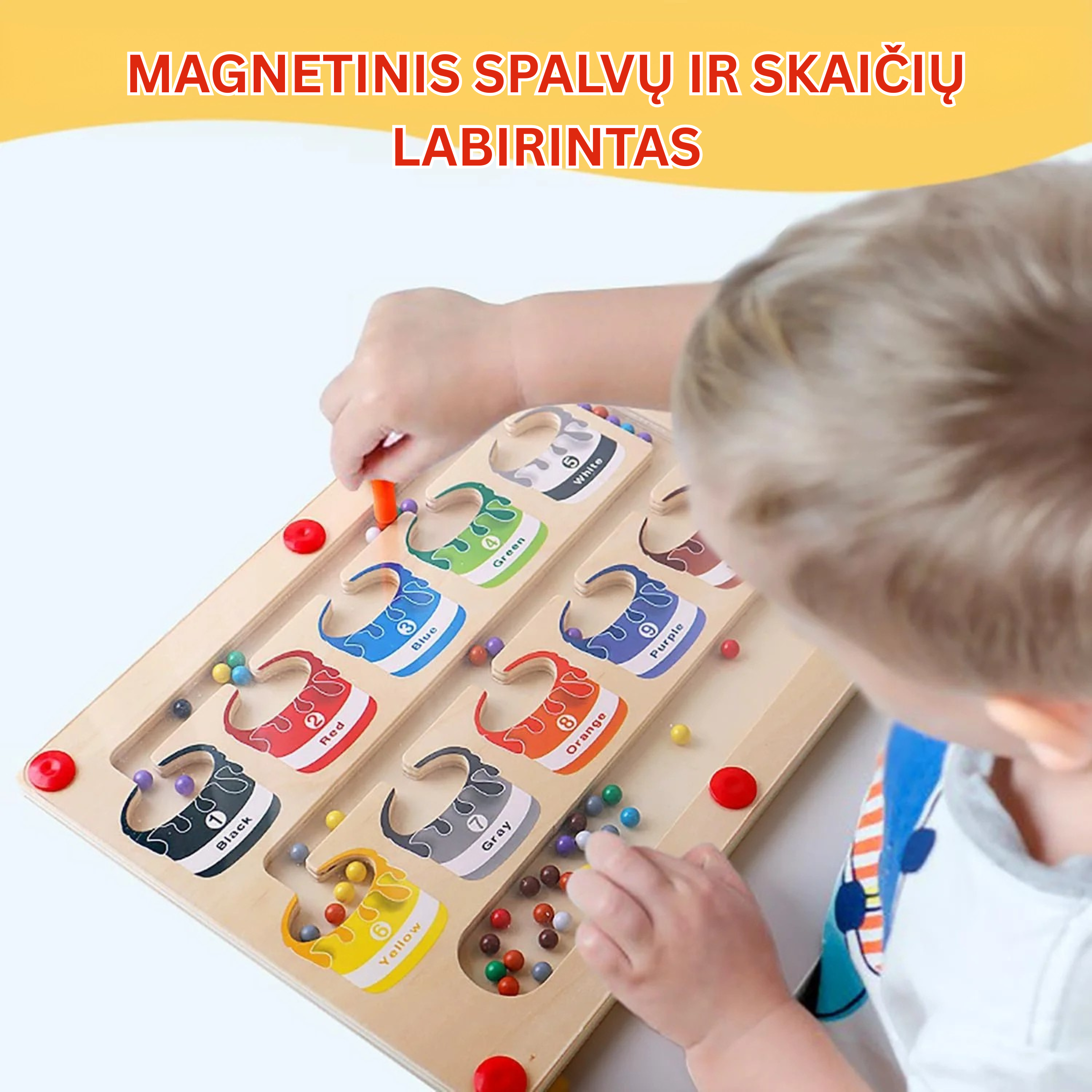 Magnetinis Spalvų Labirintas