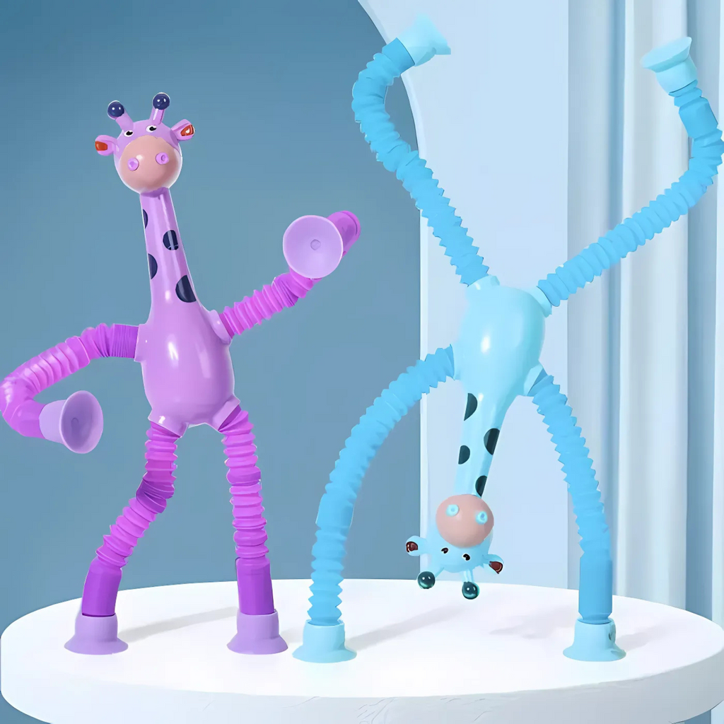 StretchyGiraffe™ – Jutiminis Žaislas Su Siurbtuku