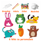 Lėlės Siuvimo „Pasidaryk Pats“ Žaislų Rinkinys