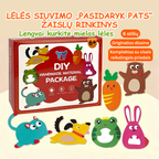 Lėlės Siuvimo „Pasidaryk Pats“ Žaislų Rinkinys