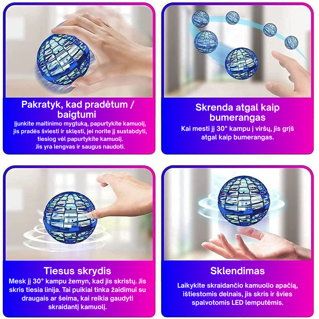 Flying Orb Pro Spinner Mini Dronas